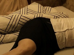 A woman's intimate area is cleaned and stimulated before she receives punishment and sexual intercourse from her former lover.