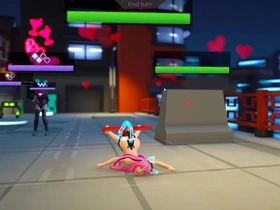 Experience the thrilling world of CyberpinkTactics in this SFM Hentai game, where you'll witness a catgirl fighting against a gang of sex robots. Don't miss out on this hot episode featuring small tits and a fuck machine.