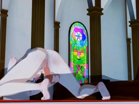 Third dimension of Japanese anime sex game