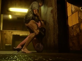 Love Wolf's passionate performance in Zombie erotica