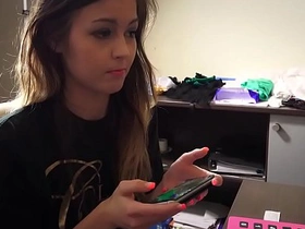Young girl enjoys playing with her friends before getting fucked by an older man