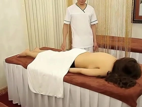 Steamy lesbian massage leads to intense anal sex