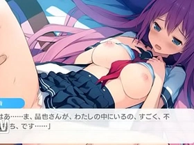 Tomoka H's tantalizing big tits and ass in anime game scene