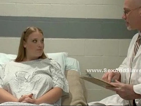 Harsh BDSM with busty slave undergoing rough punishment