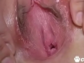 European seductress Candy indulges in intense solo pleasure