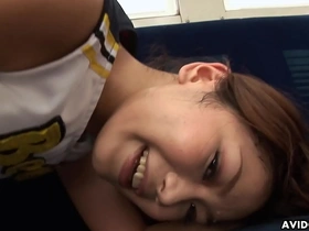 Japanese cheerleader Runa Sezaki's intimate self-pleasure moment