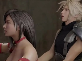 Tifa's steamy holiday gift: Hardcore doggystyle and more