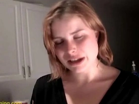 Young lesbian piss enthusiast eats out her partner's pussy