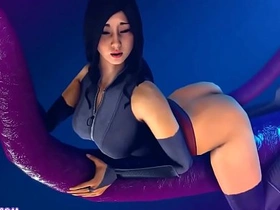 Intense compilation of rough and hardcore sex with hentai monsters
