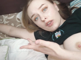 Young girl gets stuck in bed and her stepdad decides to have sex with her