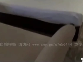 Husband enjoys a swinger threesome with solo play