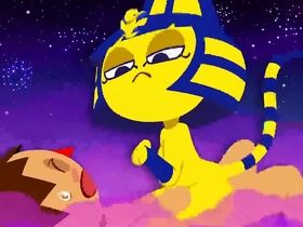 Ankha's explicit illustration by Zone Tan and Minus 8