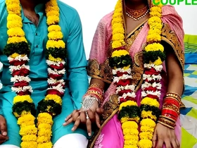 Real homemade Suhagrat with intense hardcore sex